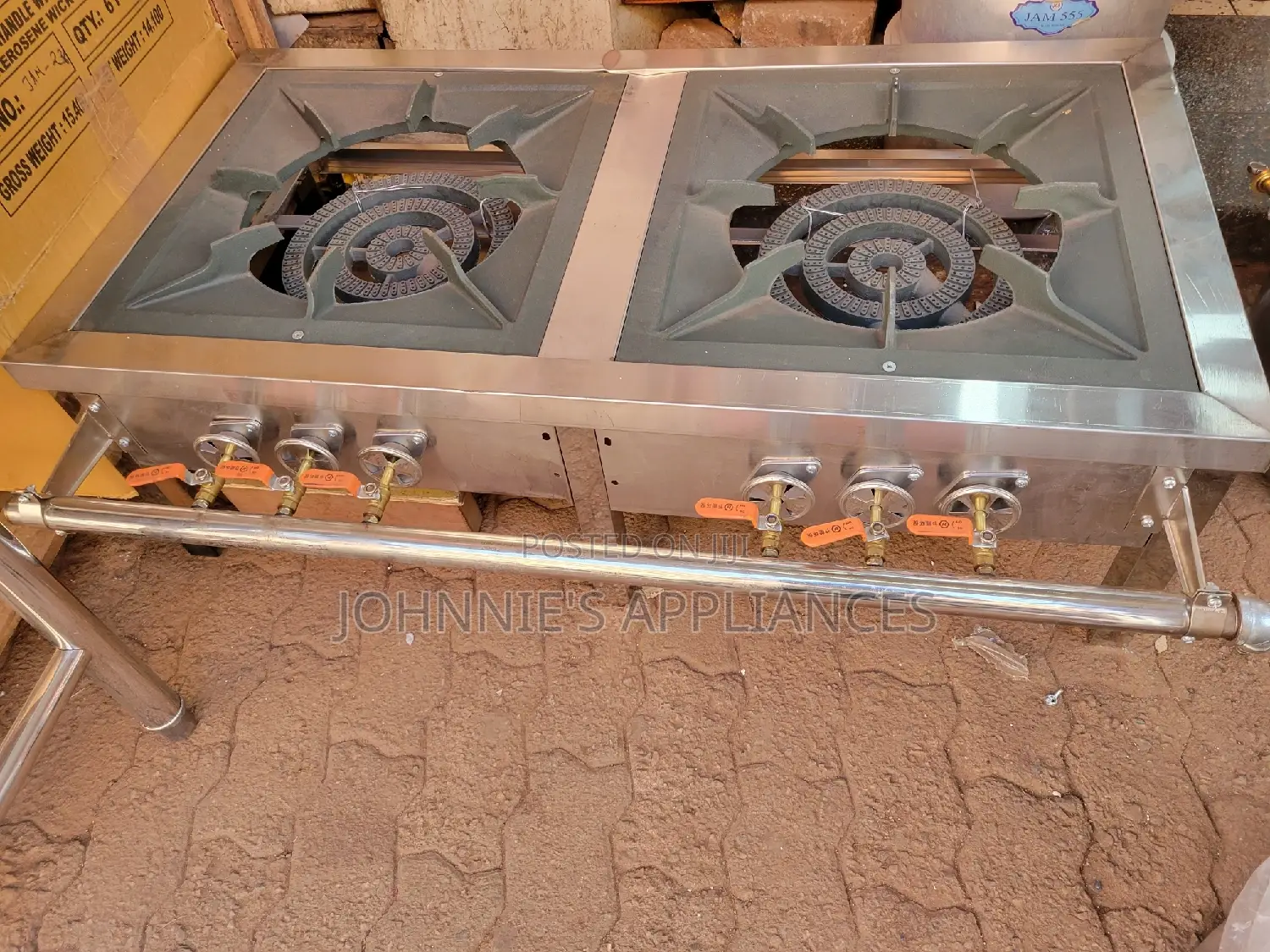High Pressure Commercial Double Gas Cooker