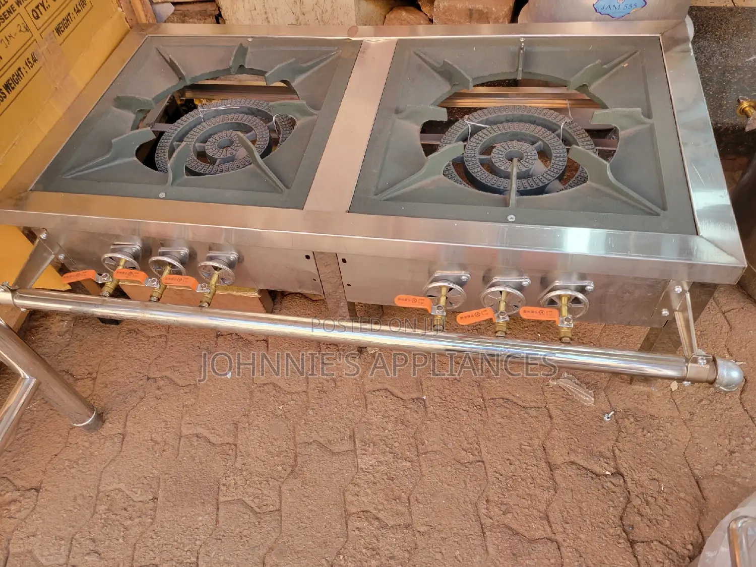 High Pressure Commercial Double Gas Cooker