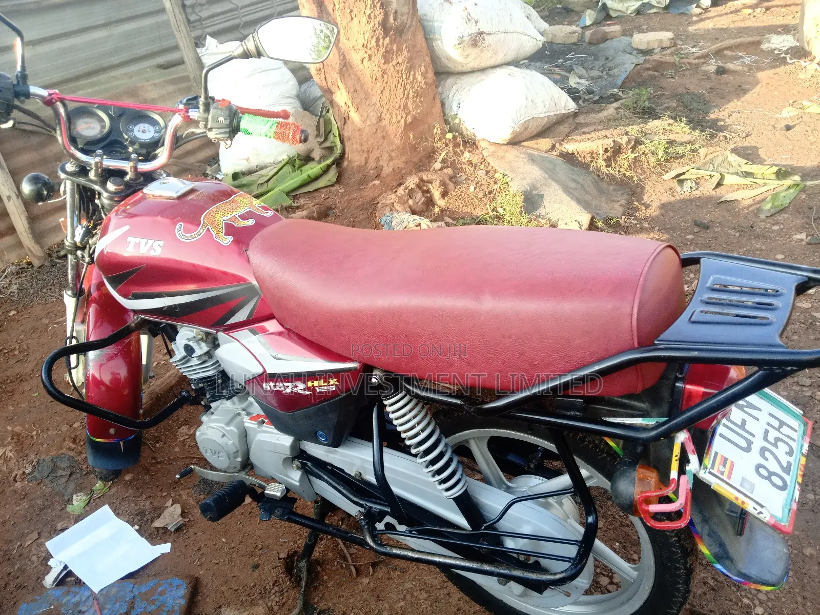 TVS HLX Plus ES 2023 Red