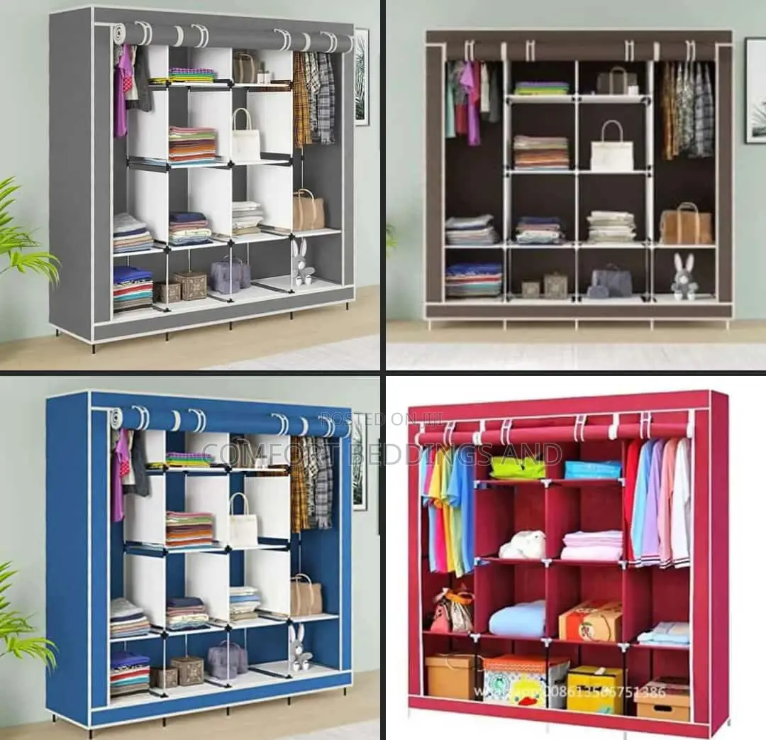 Four Column Metallic Closet