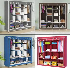 Four Column Metallic Closet