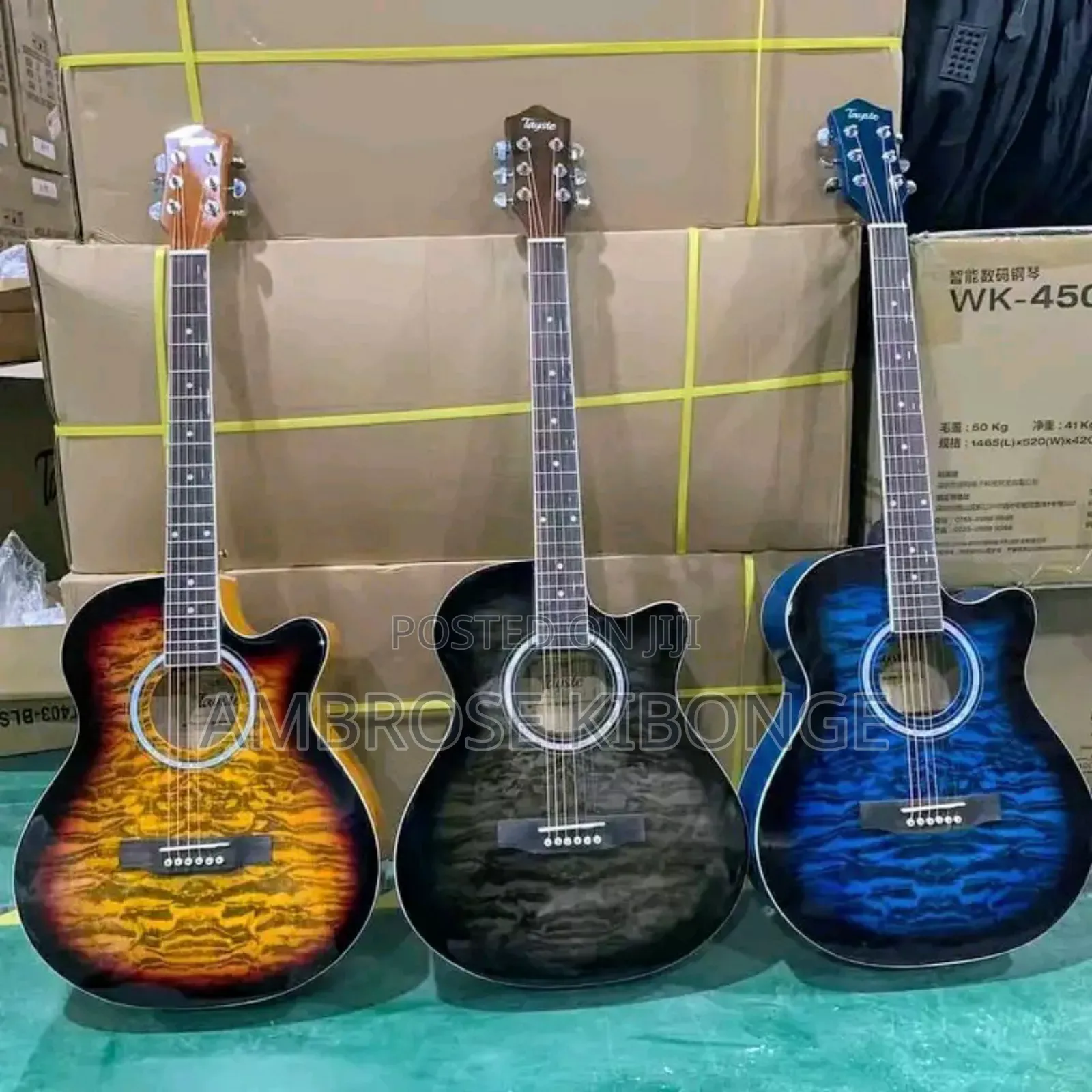 New Size 39inch MAGICAL Powered Acoustic Guitar |Jack Cable
