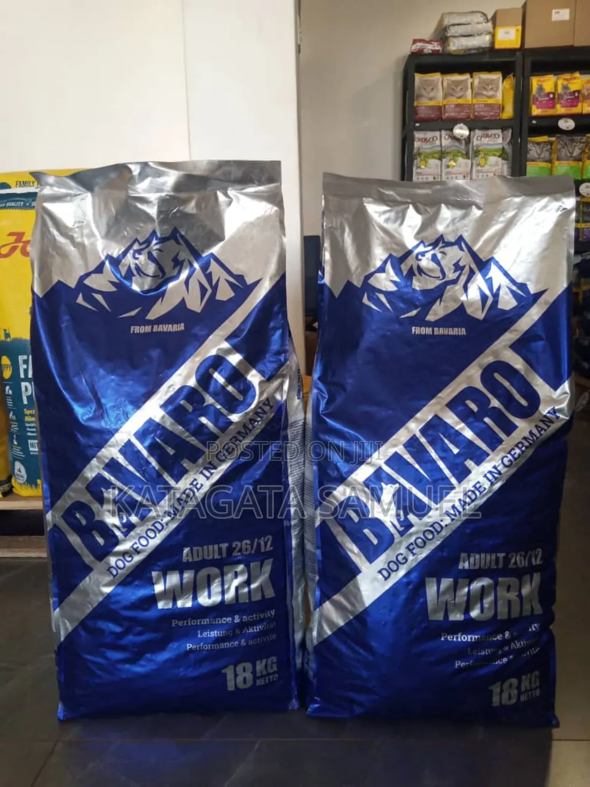 Bavaro Work 18kg High Protein German Made for Active Dogs