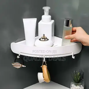 Plastic Wall Mounted Bathroom Corner Shelf