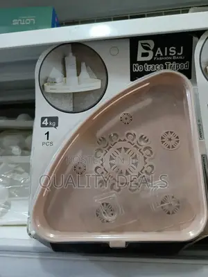 Plastic Wall Mounted Bathroom Corner Shelf