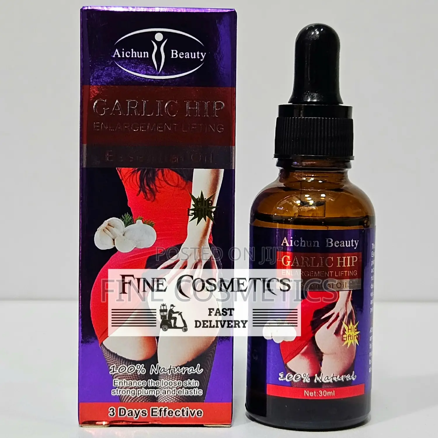 Garlic Hip Butt Enlargement Lifting Essential Oil Big Ass