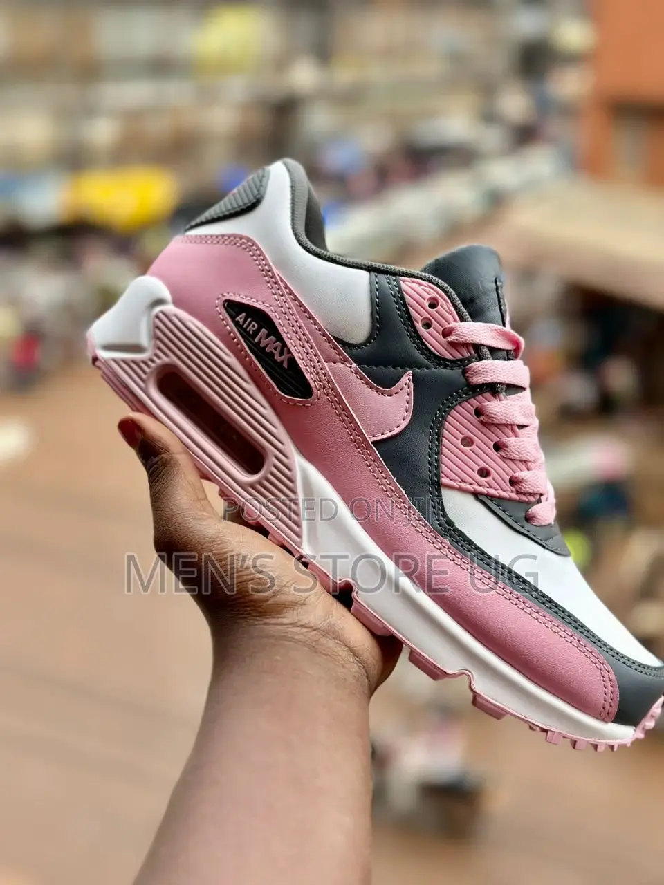 Nike Air Max 90 Pink Ladies Classic Sneakers