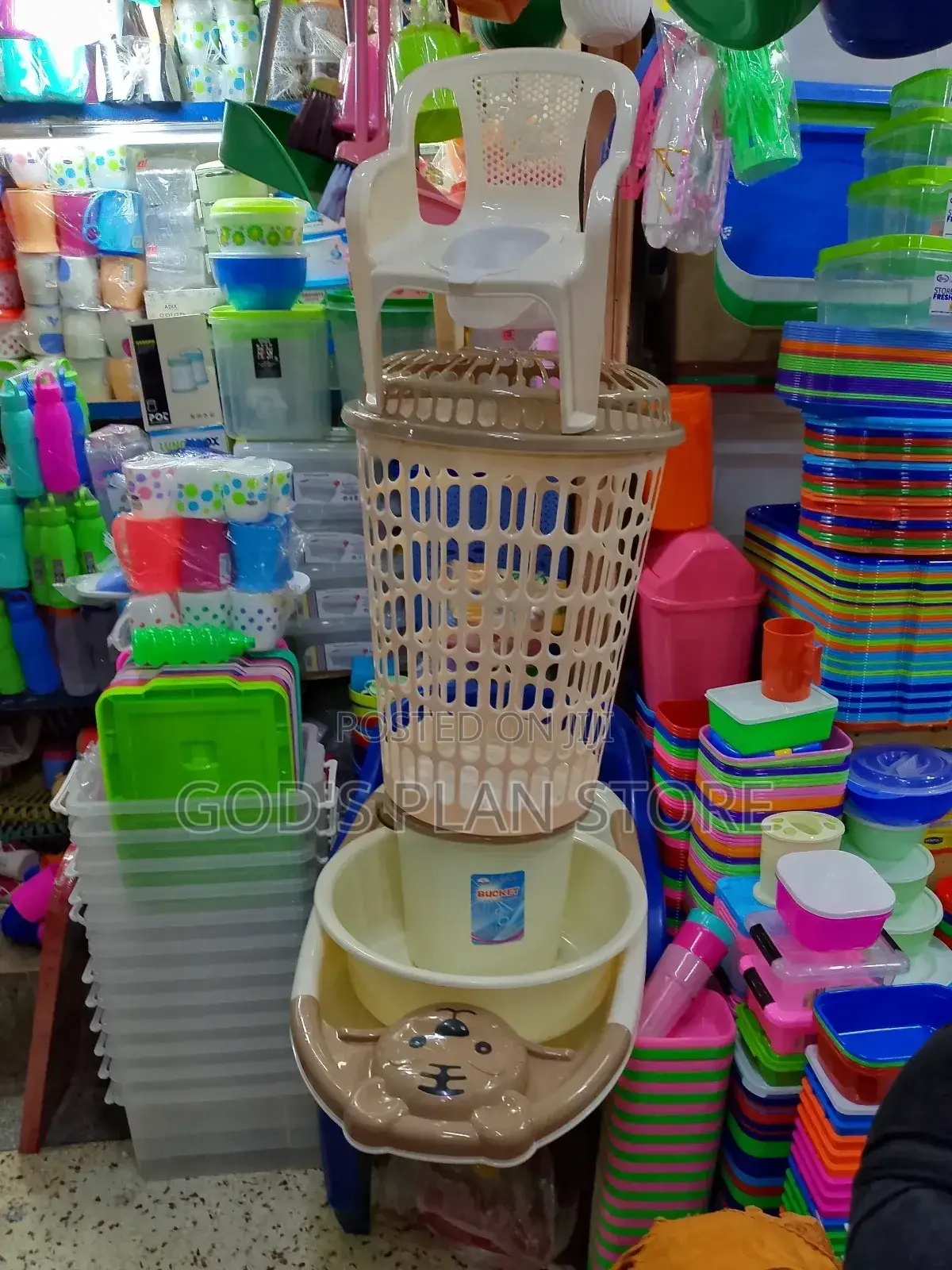 Baby Basins 2pcs,Bucket ,Loundary Basket, and Potty Set