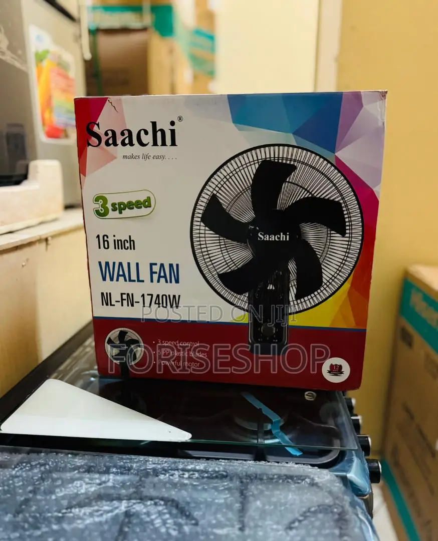 Saachi 16inch Wall Fan Nl-Fn-1740w Brand New