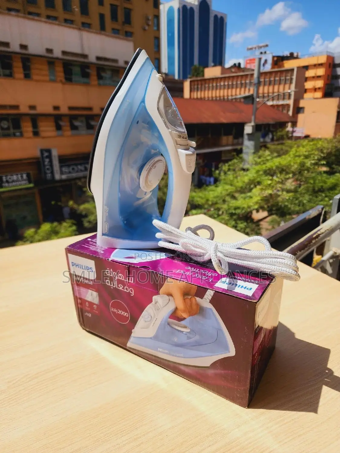 Brand New Phillips Steam Iron Flat