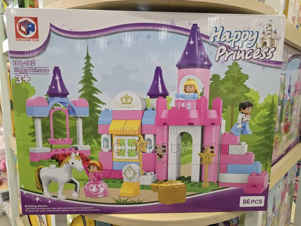 86pcs Happy Princess Fairy Castle Playset