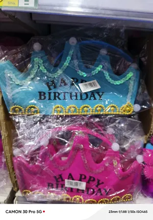 Girls Birthday Party Crowns and Hoops