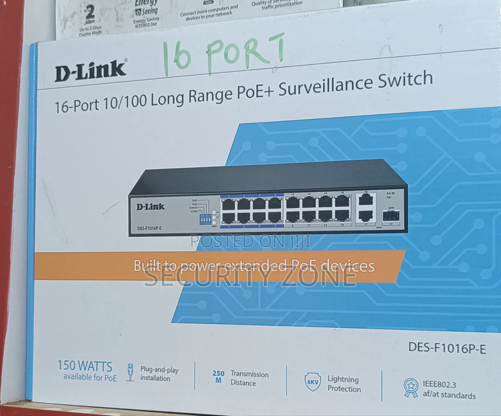 Dlink 16port Poe Switch