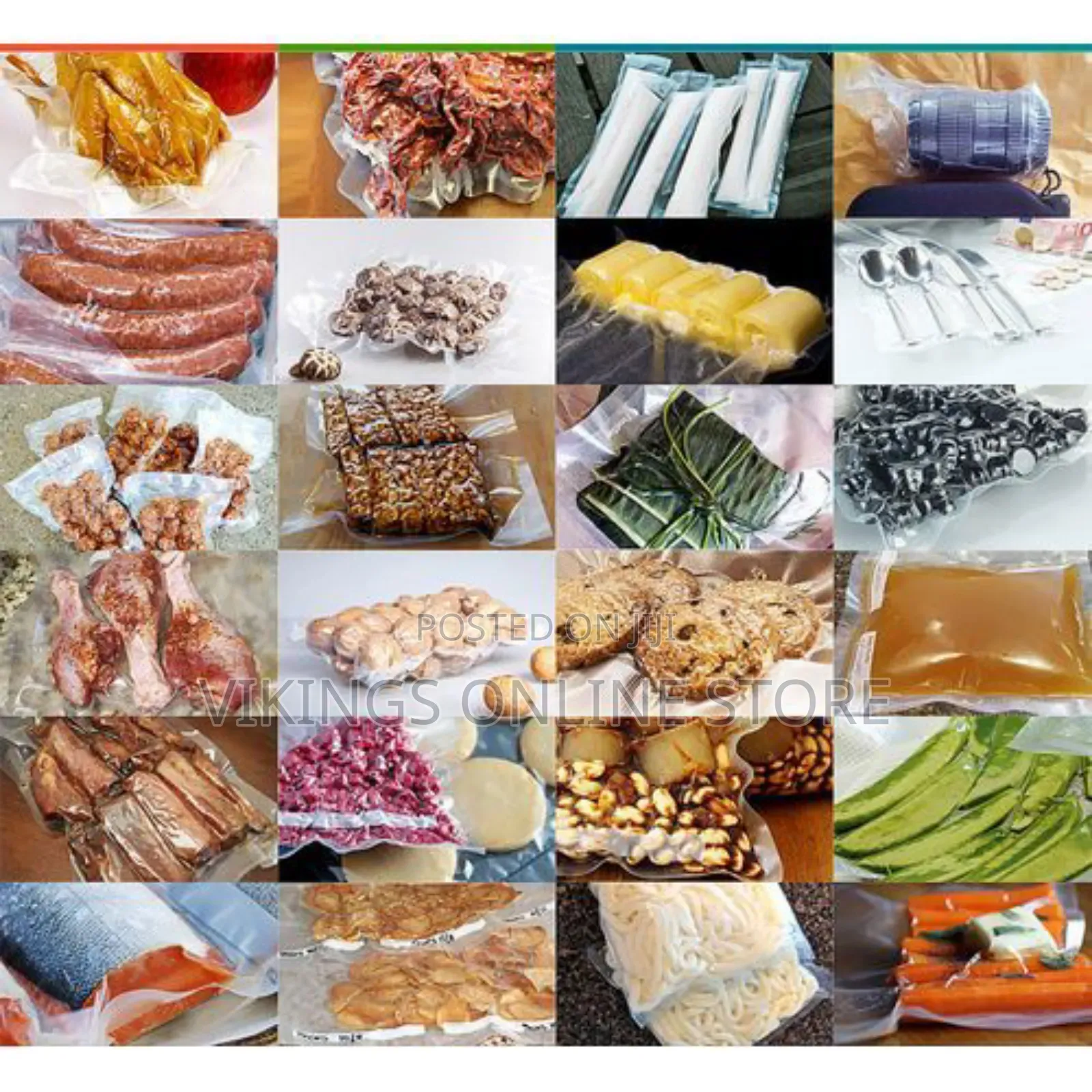 Food Vacuum Bag For Vacuum Sealer Storag 25*500cm