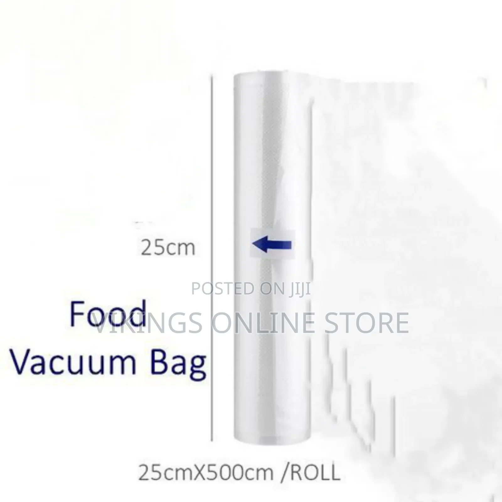 Food Vacuum Bag For Vacuum Sealer Storag 25*500cm