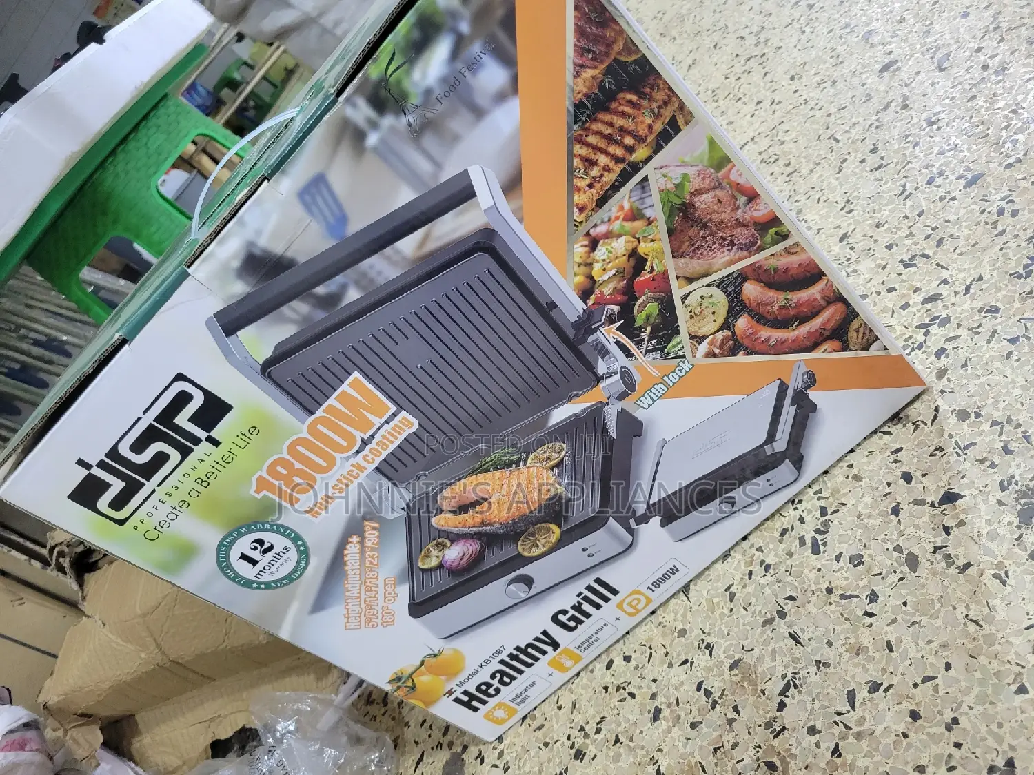 DSP Professional Healthy Grill Nonstick Coating