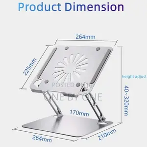 Laptop Stand, Adjustable Foldable Tablet Holder for Laptops