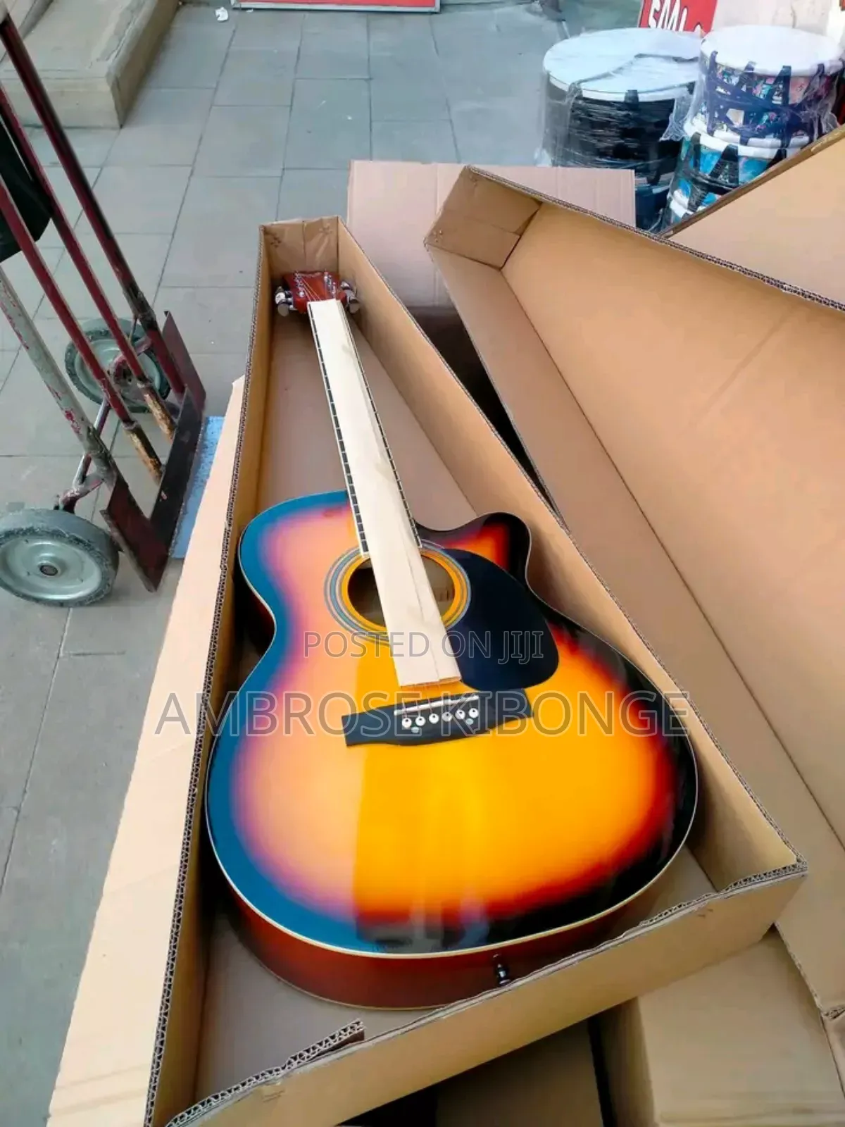New Size 39inch MAGICAL Powered Acoustic Guitar |Jack Cable