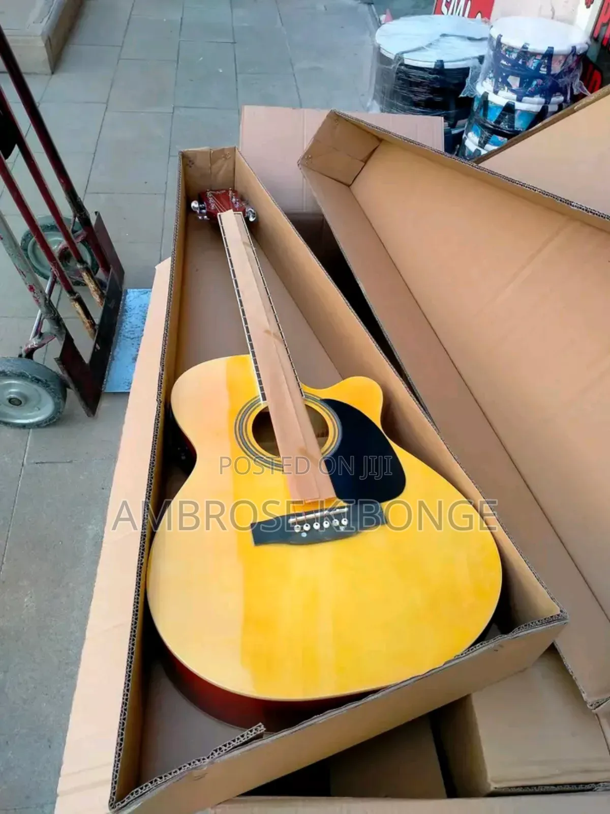 New Size 39inch MAGICAL Powered Acoustic Guitar |Jack Cable