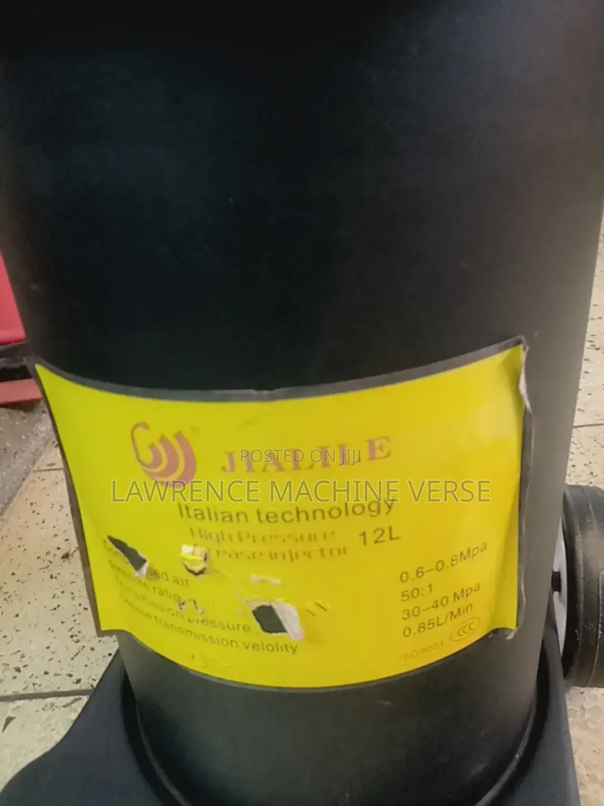 High Pressure Grease Pump 12L
