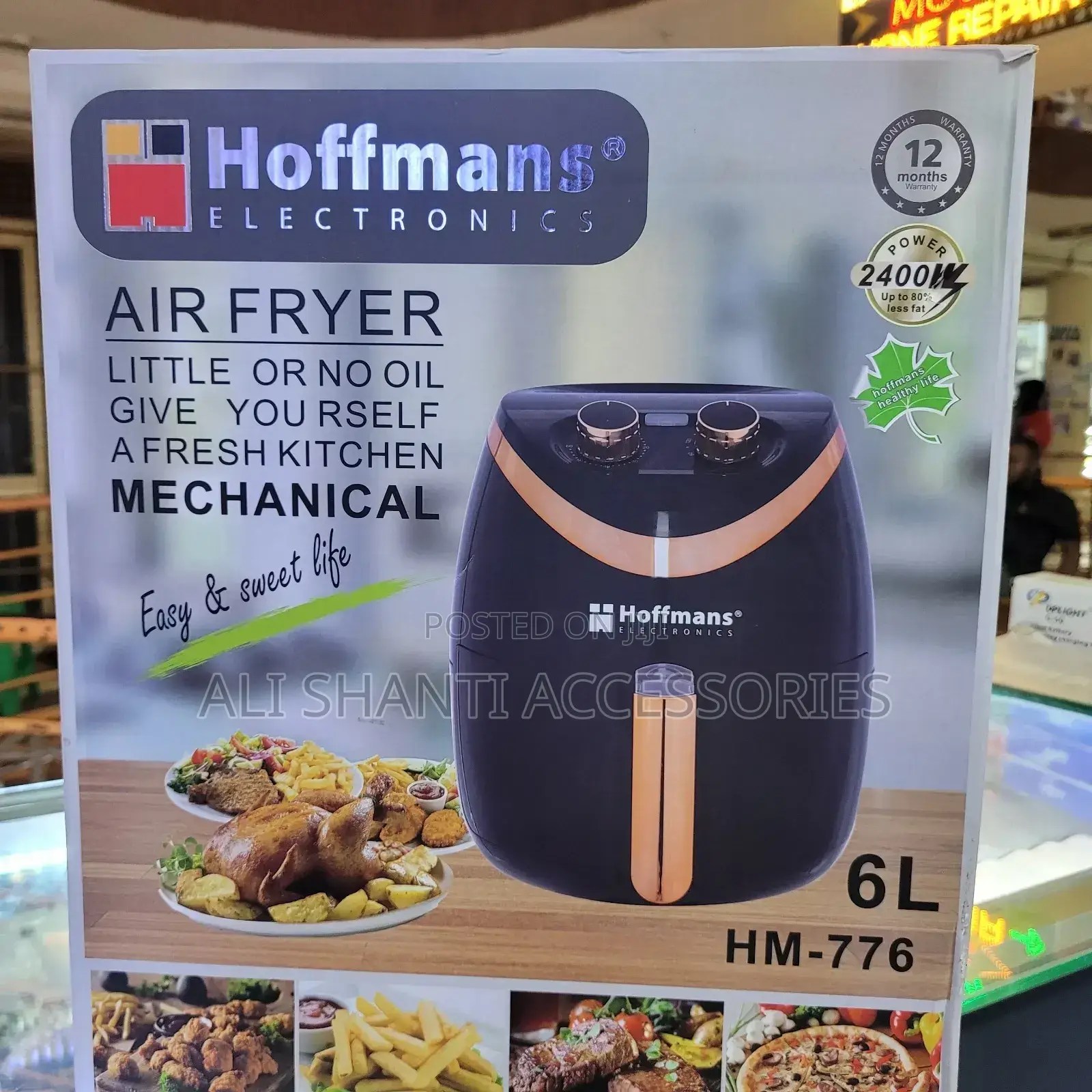 Air Fryer/ Electric Air Fryer/ 6L Air Fryer/Hoffmans 6L Air