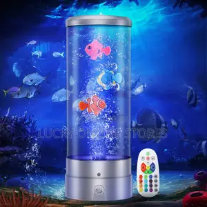 Photo - Fish Bubble Lamp Aquarium Atmosphere Lamp