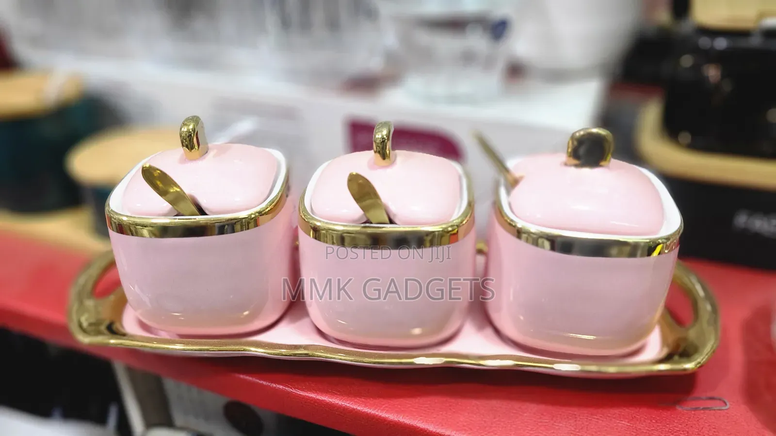 Condiment Jar Ceramic Seasoning Box