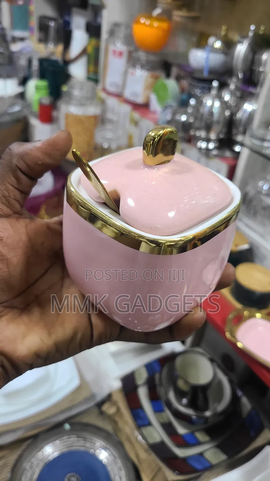 Condiment Jar Ceramic Seasoning Box