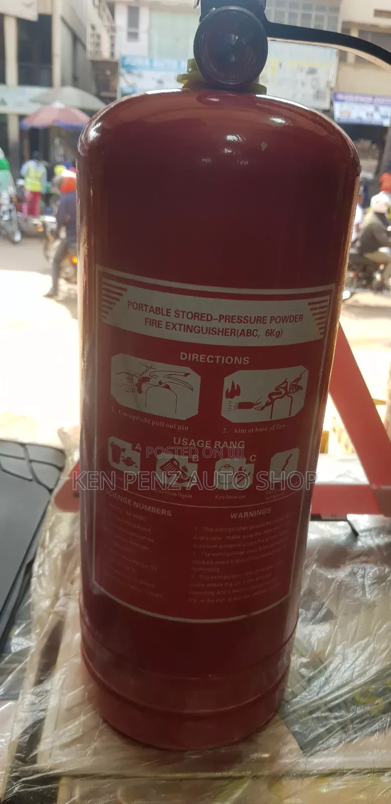 6kg Big Car Fire Extinguisher