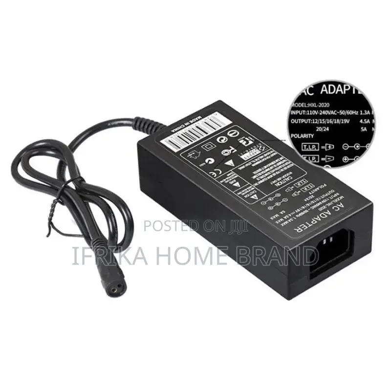 Universal Power Adapter 96W 12V to 24V Adjustable Charger