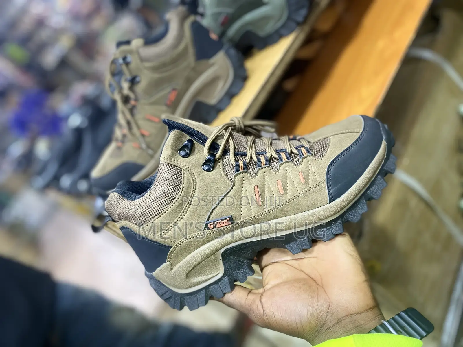 Men’S Genuine Safari Hiking Boots 