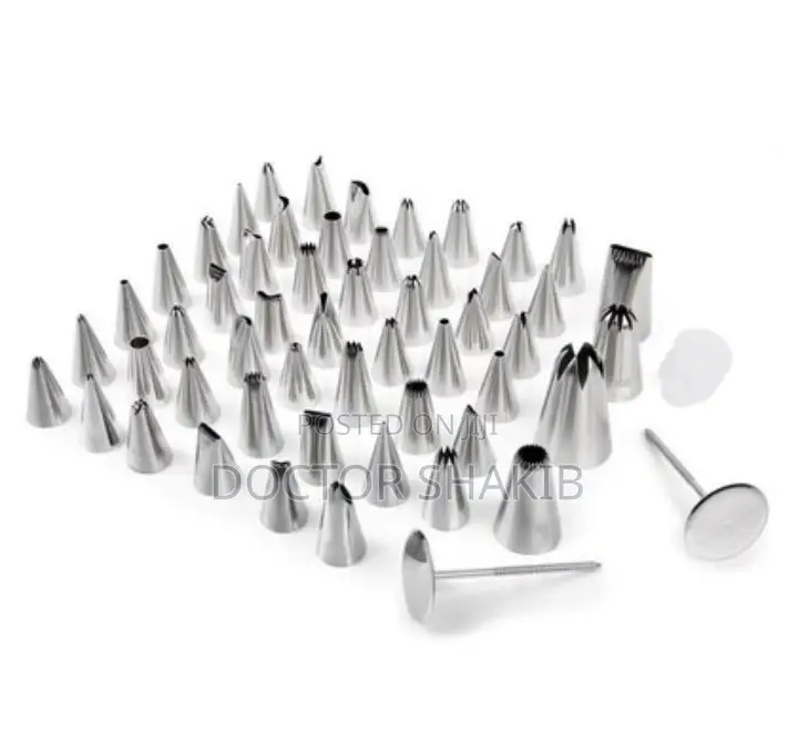 New Steel 52pcs King Nozzles Tips Nozzle Cake Decoration