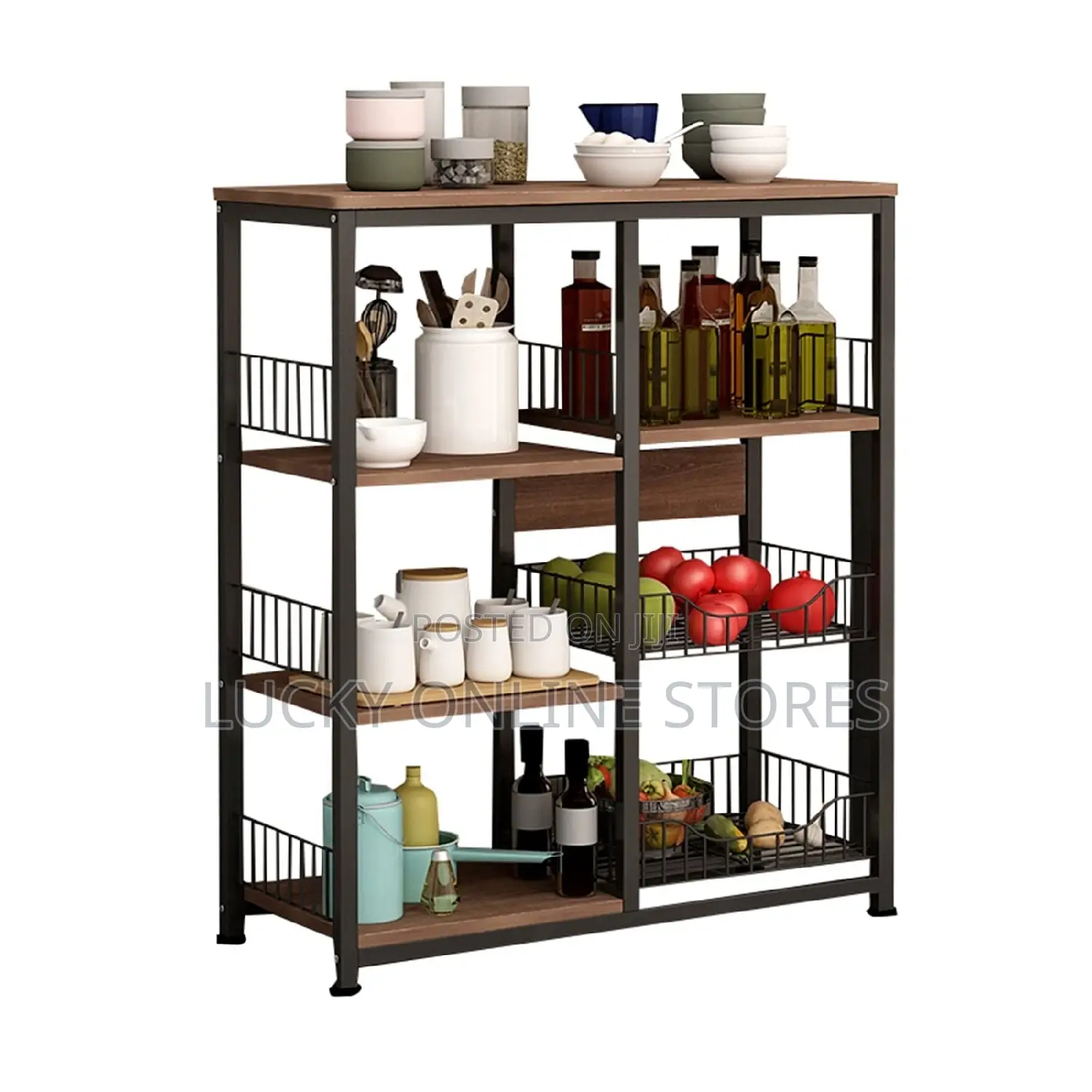 Multi-layer Kitchen Floor Rack