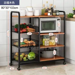 Multi-layer Kitchen Floor Rack