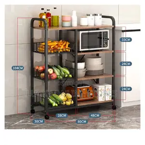 Multi-layer Kitchen Floor Rack
