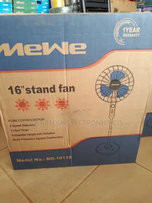 MEWE 16 Inch Stand Fan