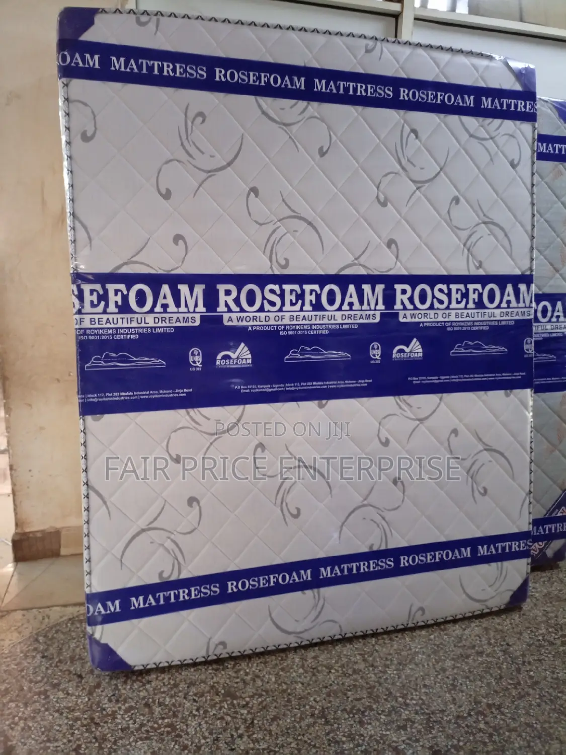 High Density Mattress Smart 6x6x6 Inches Rosefoam