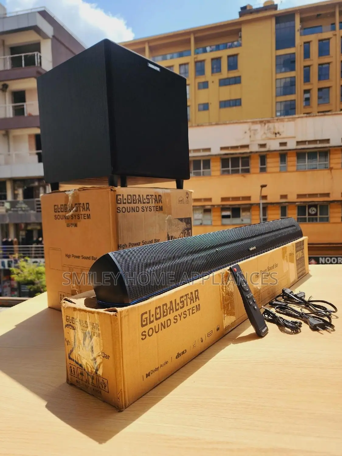 New Restocked Globalstar Deep Bass 2.1 Channel Soundbar