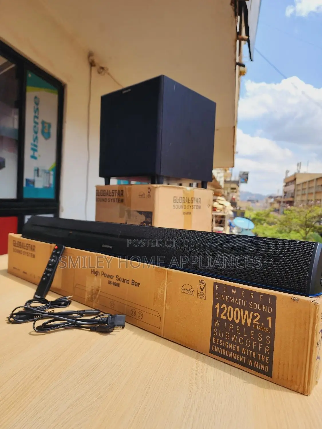 New Restocked Globalstar Deep Bass 2.1 Channel Soundbar
