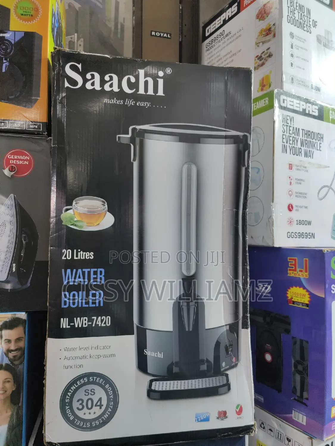 Saachi Water Boiler/20l Saachi Stainless Steel Water Boiler