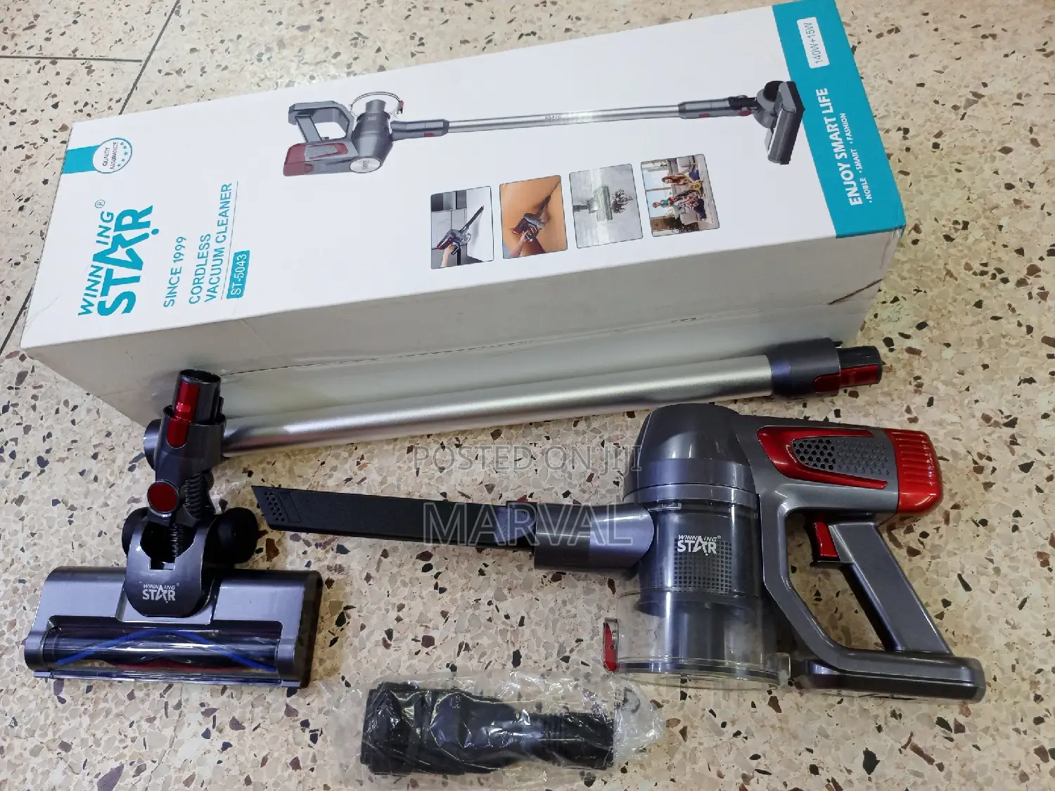 Heavy Duty Cordless Vacuum Cleaner (Winning Star)