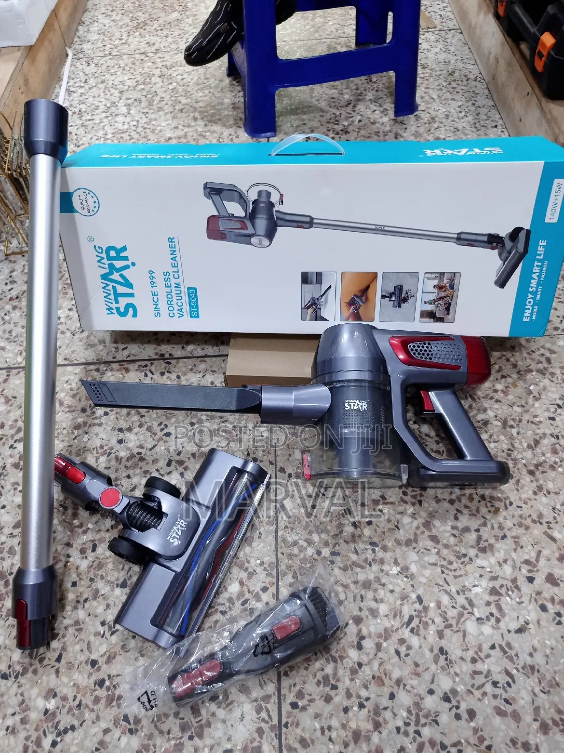 Heavy Duty Cordless Vacuum Cleaner (Winning Star)
