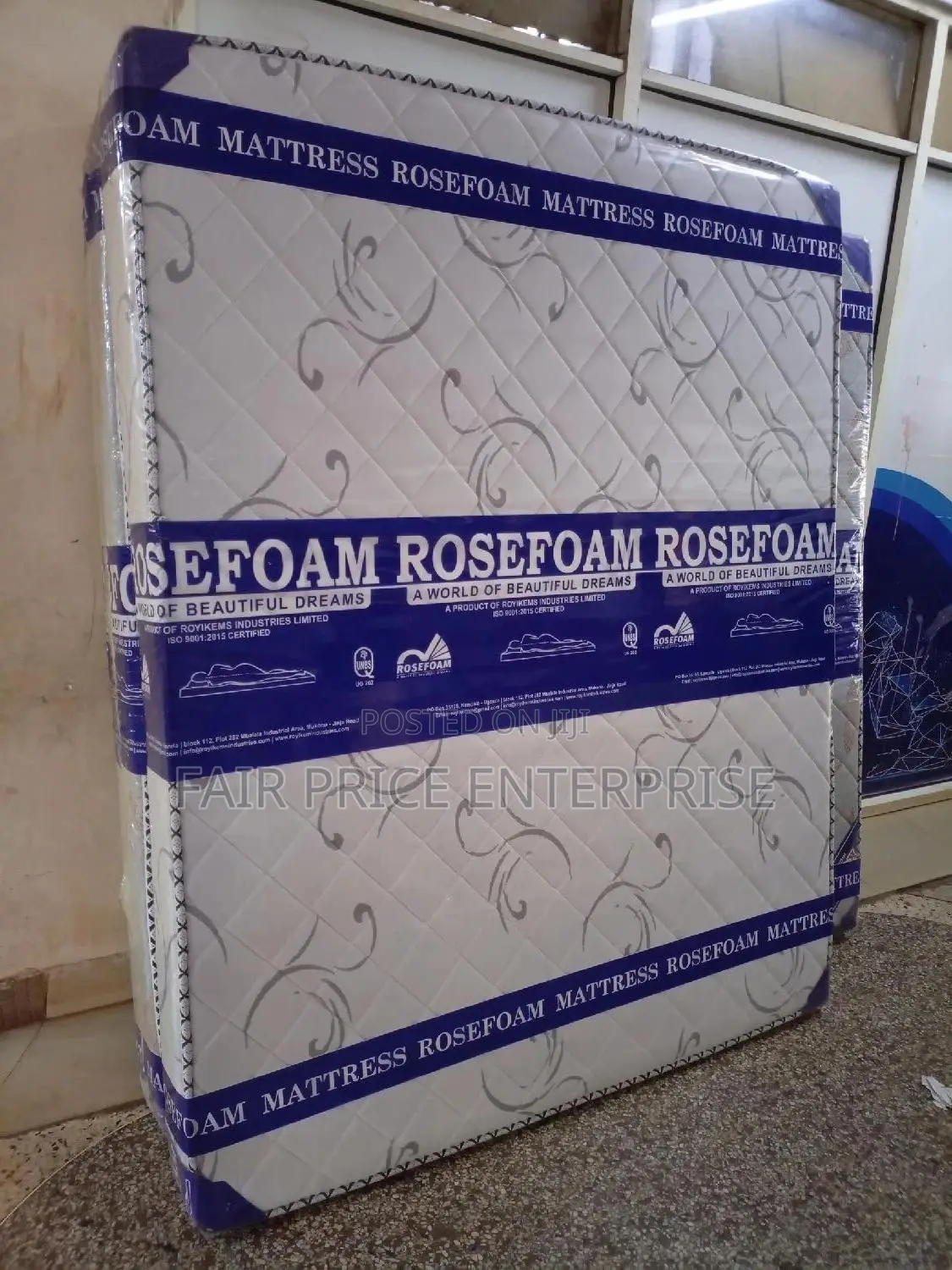 High Density Mattress Smart 6x6x6 Inches Rosefoam