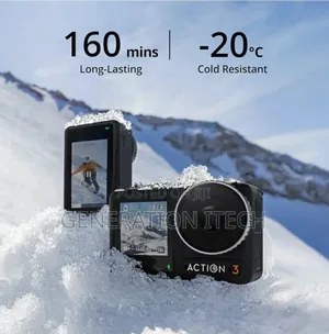 Dji Osmo Action 3 Waterproof Action Camera- /120fps.