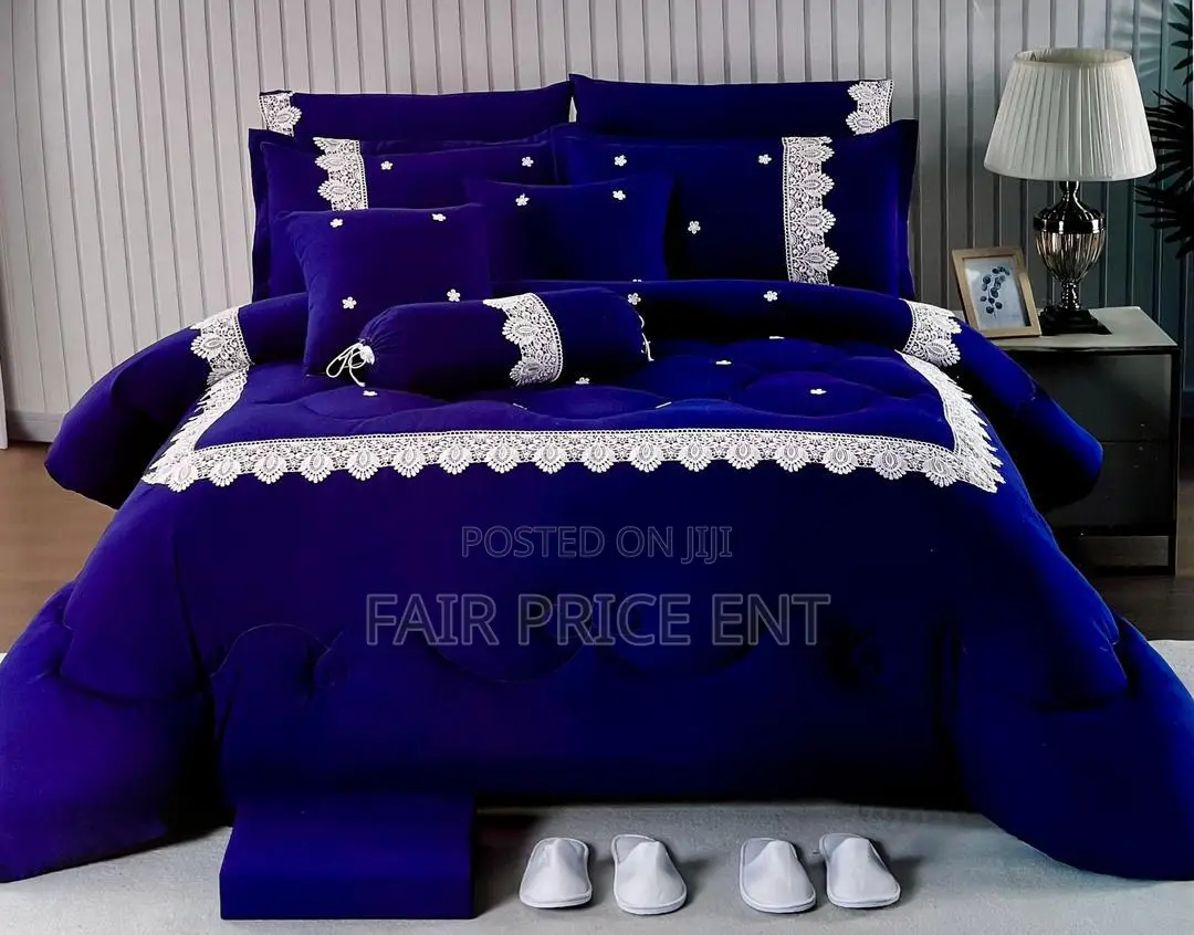 Executive Duvet Cover Set. 15pcs.( Blue)