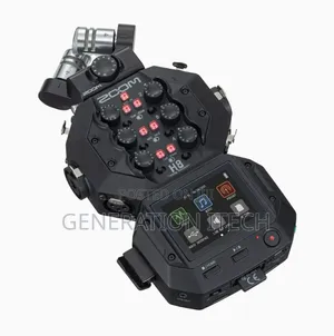 Zoom H8 12-Track Portable Recorderstereo Mics, 6 Inputs 