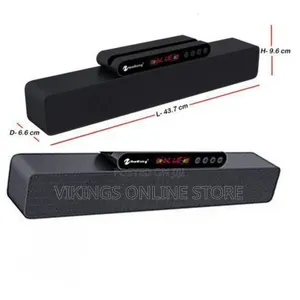 New Rixing Bluetooth Sound Bar NR-5017 - Black, Grey
