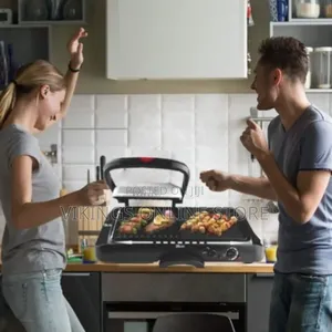 DSP 2 In1 Dual Side Griddle Non-stick Electric BBQ Grill