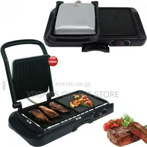 DSP 2 In1 Dual Side Griddle Non-stick Electric BBQ Grill
