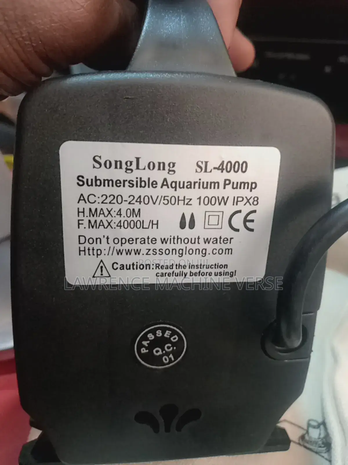 Water Pump Function 4m